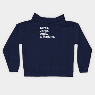 Yankees Core Four - White Kids Hoodie